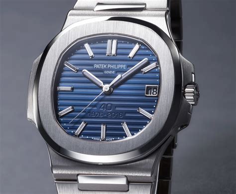 patek philippe nautilus 40mm platinum 40th anniversary watch 5711-1p|Patek Philippe 40th Anniversary Nautilus 5711/1P.